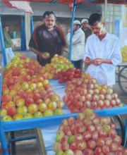 Pomegranates In the Morning